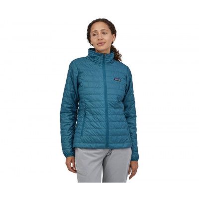 Patagonia W's Nano Puff Jkten Wavy Blue
