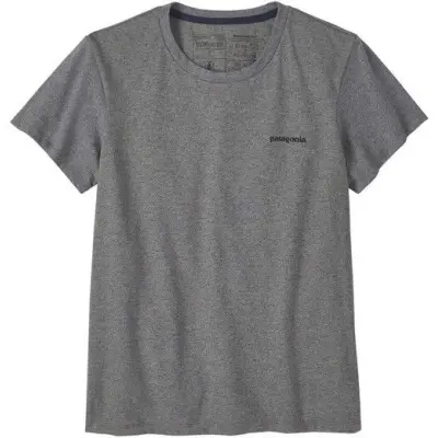 Patagonia W's P-6 Logo Responsibili-Tee Gravel Heather