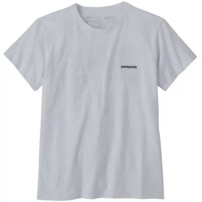 Patagonia W's P-6 Logo Responsibili-Tee White