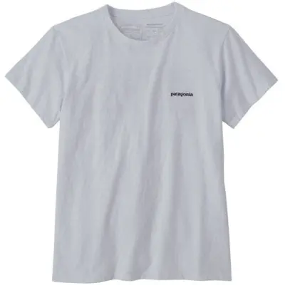 Patagonia W's P-6 Logo Responsibili-Tee White