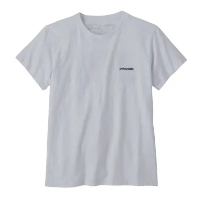 Patagonia W's P-6 Logo Responsibili-Tee White White XL