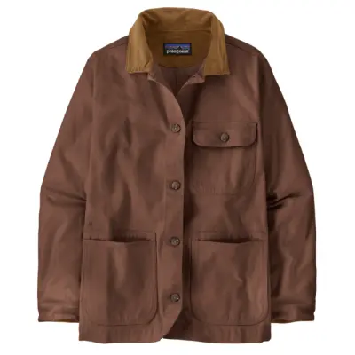 Patagonia W's Point Reyes Canvas Coat Berm Brown