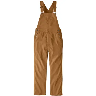 Patagonia W's Point Reyes Canvas Overalls Nest Brown