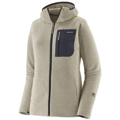 Patagonia W's R1 Air Full-Zip Hoody Wool White