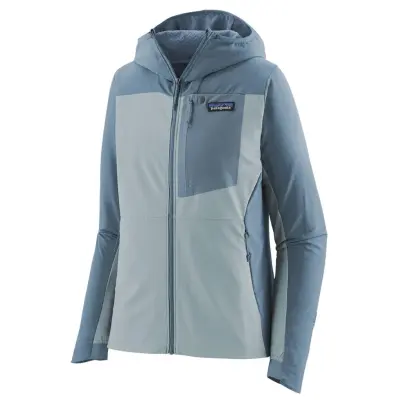 Patagonia W's R1 CrossStrata Hoody Steam Blue