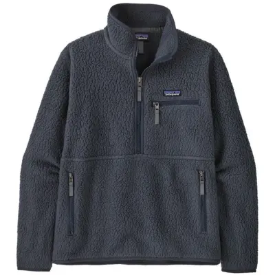 Patagonia W's Retro Pile Marsupial Pullover Smolder Blue