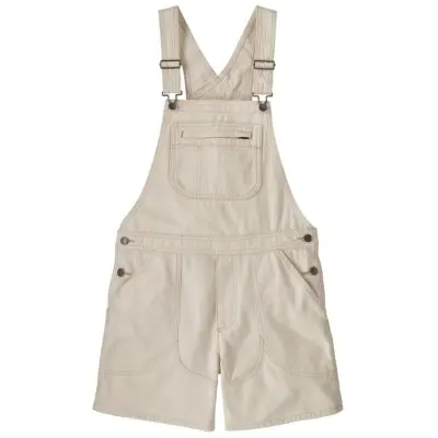 Patagonia W's Stand Up Cropped Overalls Undyed Natural