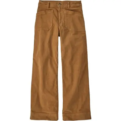 Patagonia W's Wide Leg Cord Pants Nest Brown - 8
