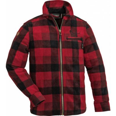 Pinewood Kids' Canada Fleece Shirt Red/Black