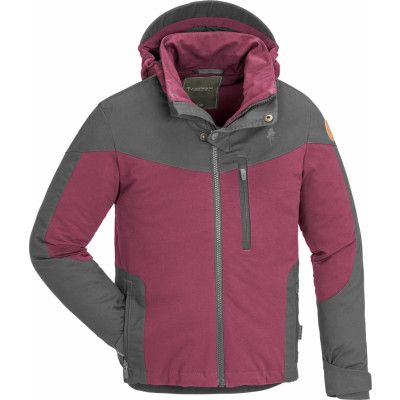 Pinewood Kids' Finnveden Hybrid Jacket Plum/Dark Anthracite