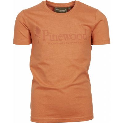 Pinewood Kids' Outdoor Life T-Shirt Light Terracotta