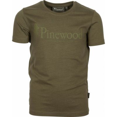 Pinewood Kids' Outdoor Life T-Shirt Hunting Olive
