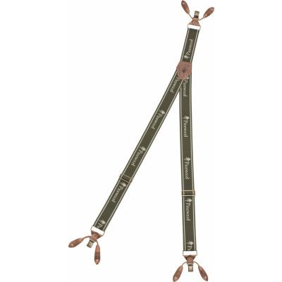 Pinewood Logo 2.0 Suspenders Dark Olive