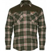 Pinewood Men's Douglas Shirt Dark Green/Red