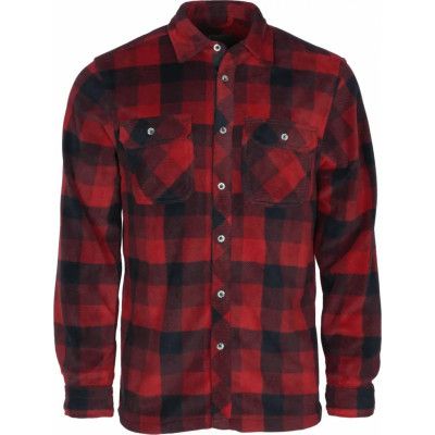 Pinewood Men's Finnveden Canada Fleece Shirt Red/Black