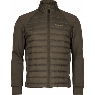 Pinewood Men's Finnveden Hybrid Power Fleece Jacket Dusty Brown