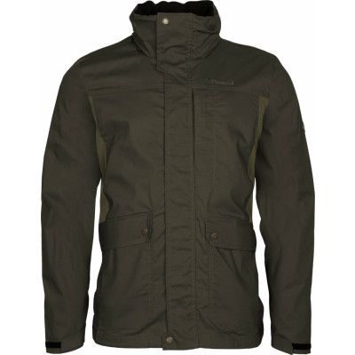 Pinewood Men's Finnveden Trail Hybrid Jacket Dark Olive/Earth Brown