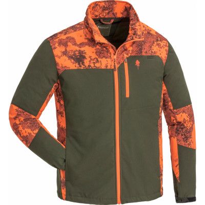 Pinewood Men's Furudal 3 Layer Stretch Shell Camo Jacket Suede Brown/Strata Blaze