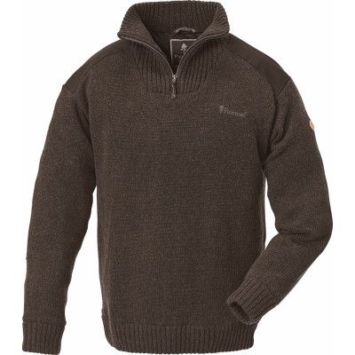 Pinewood Men's Hurricane Sweater Brown Melange