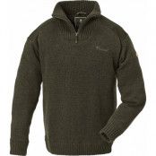 Pinewood Men's Hurricane Sweater Dark Green Melange