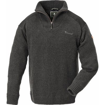 Pinewood Men's Hurricane Sweater Dark Grey Melange