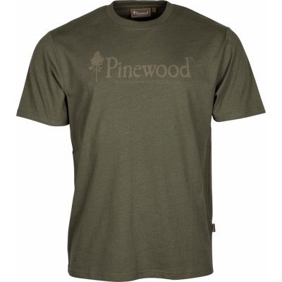 Pinewood Men's Outdoor Life T-shirt Dark Green