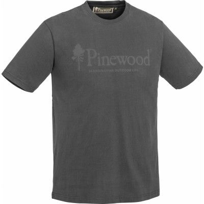 Pinewood Men's Outdoor Life T-shirt Dark Anthracite