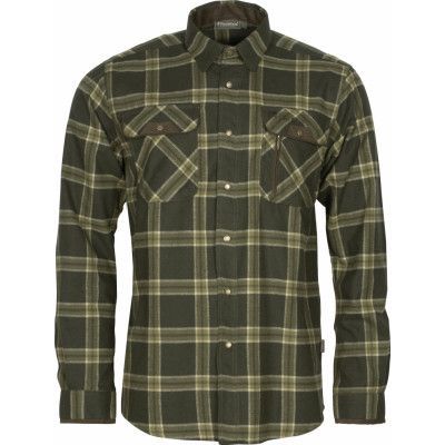 Pinewood Men's Prestwick Exclusive Shirt Dark Green/Green