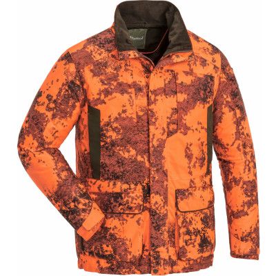 Pinewood Men's Småland Light Camou Jacket Strata Blaze/Suede Brown