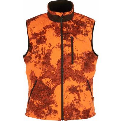 Pinewood Men's Småland Reversible Vest Strata Blaze/Huntig Green