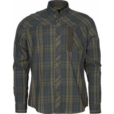 Pinewood Men's Wolf Shirt Dark Green