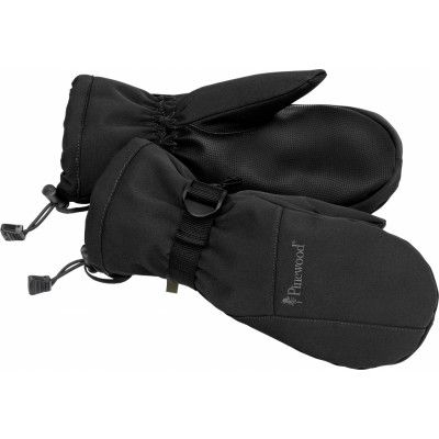 Pinewood Padded Mitten Gloves Black