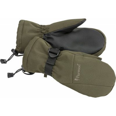 Pinewood Padded Mitten Gloves Dark Green