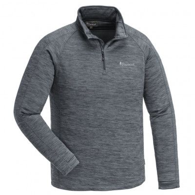 Pinewood Abisko Midlayer Halfzip M.Stormblåmelerad
