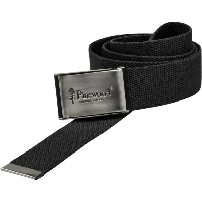 Pinewood Canvas Belt Black