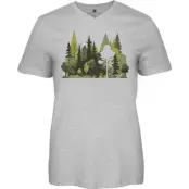 Pinewood Finnveden Recycled Outdoor T-SHIRT W L.Grey Mel Forest