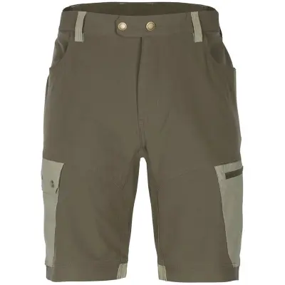 Pinewood Finnveden Trail Hybrid Shorts Earth Brown/Light Khaki - C50