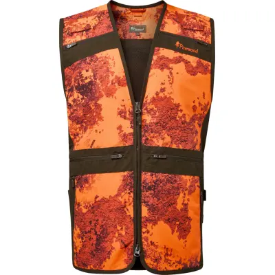 Pinewood Furudal Hunt Pro 2.0 Camou Vest Strata Blaze/moss Gr