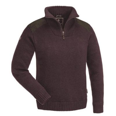 Pinewood Hurricane Sweater W Burgundy Mel
