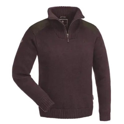 Pinewood Hurricane Sweater W Burgundy Mel - S