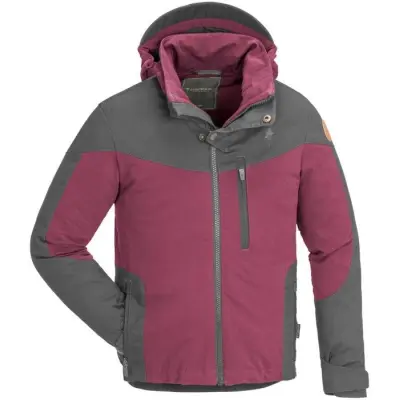 Pinewood Kids Finnveden Hybrid Jacket Plum/Dark Anthracite Grey