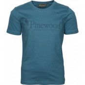 Pinewood Kids' Outdoor Life T-Shirt Azur Blue