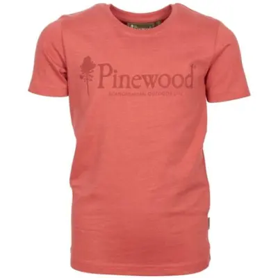 Pinewood Kids Outdoor Life T-Shirt Kids Pink