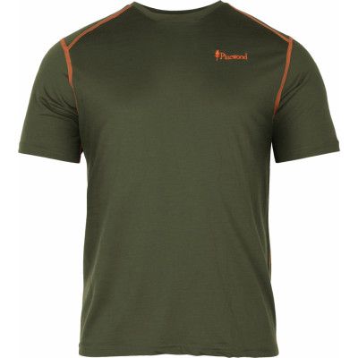 Pinewood Men's Abisko Merino Wool T-Shirt Moss Green