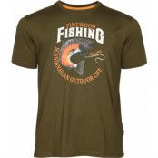 Pinewood Men's Fish T-Shirt Green