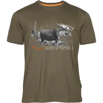 Pinewood Men's Moose T-Shirt H.Brown