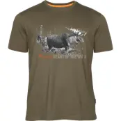 Pinewood Men's Moose T-Shirt H.Brown