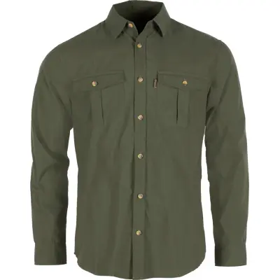 Pinewood Men's Safari Longsleeve Shirt Moss Green