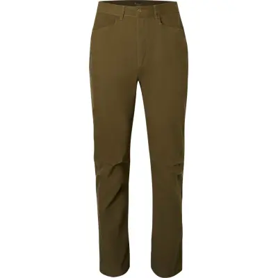 Pinewood Men's Värnamo Vintage Canvas Trousers Olive Brown