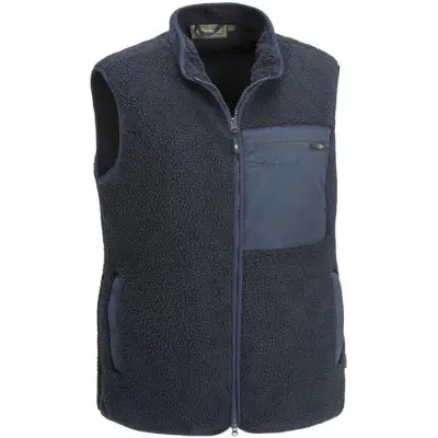 Pinewood M's Pile Vest Dark Navy